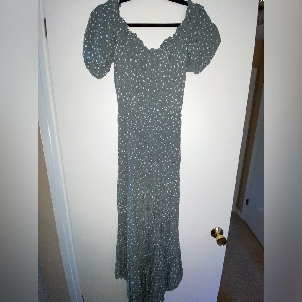 Dotted Print Jumpsuit